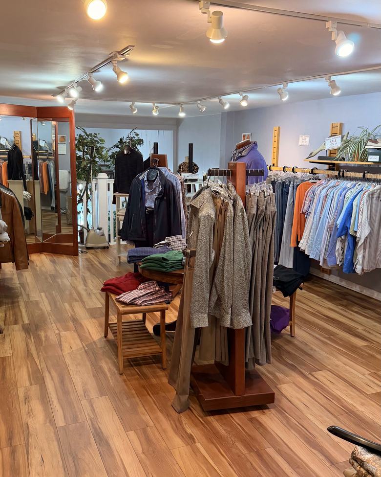 The men's floor at J.W. Tweeds